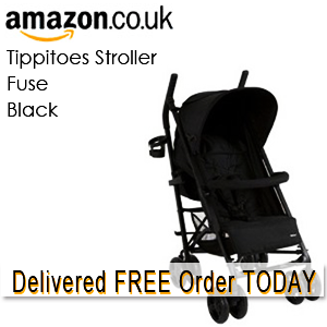 Tippitoes Stroller Fuse - Black